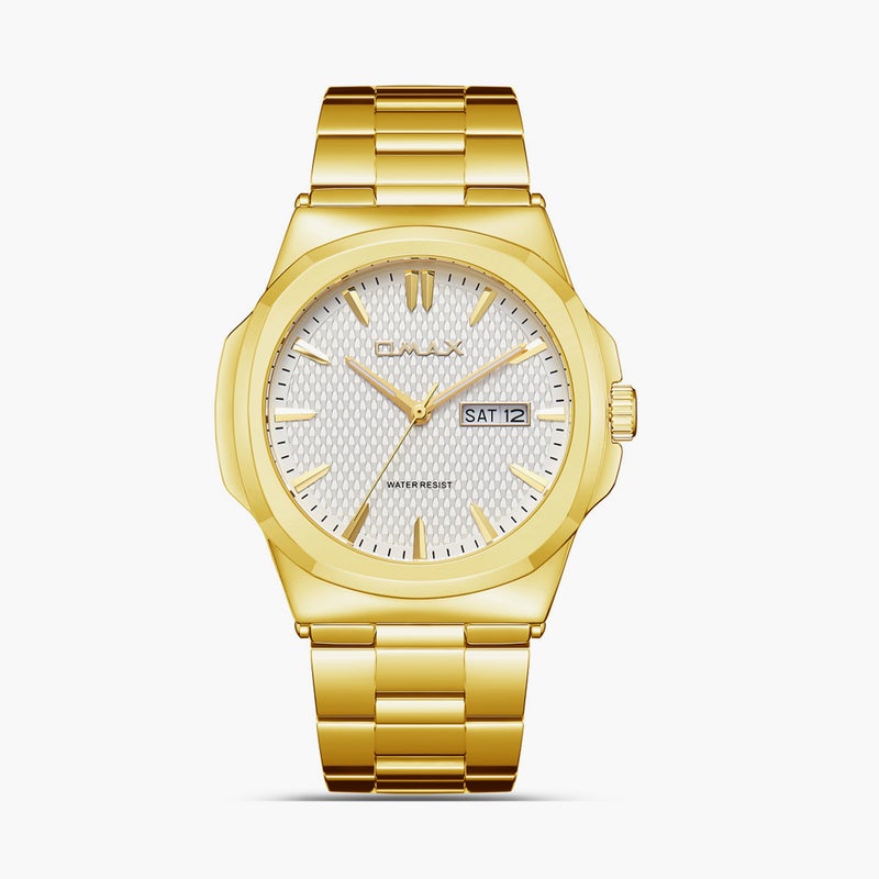 OMAX Gold Analog Watch for Men - Image 1